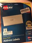 Avery 8160 Inkjet Address Labels - 1 x 2-5/8" - White - 750 ct Brand New