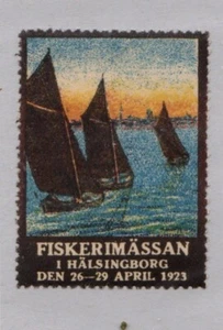 Swedish Advertising Stamp - 1923 Helsingborg Fishing Fair - MNH - Picture 1 of 1