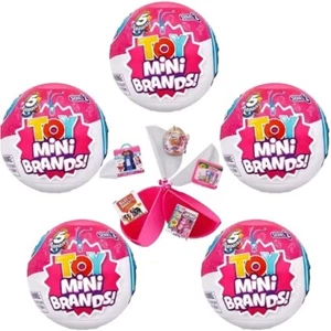 Mini Brands Toy 5 Surprise Series 2 5PACK Mystery NEW Kid Teen Zuru 5 BALLS - Picture 1 of 7