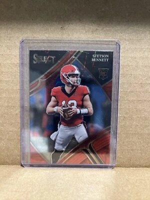 2023 Panini Select Draft Picks Stetson Bennett RC Red Laser #125 - Image 1 of 2