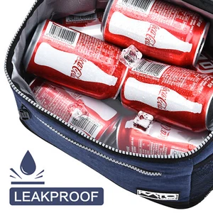 SCHOOL Insulated Lunch Cooler Bag Tote Box Work Picnic for Women Men Kids - Picture 1 of 6