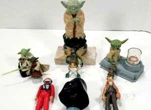 VTG 70-2000's Star Wars, 9 Action Figures INCLUDING TUSKEN RAIDER BANTHA - Picture 1 of 12
