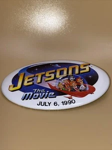 1990 Vintage JETSONS THE MOVIE Promo Badge Button / Pin Rare - Bild 1 von 5