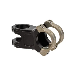 Renthal Apex 35mm Stem Clamp: 35mm +/-6 Deg 1 1/8" Length: 40/50/60mm Black/Gold