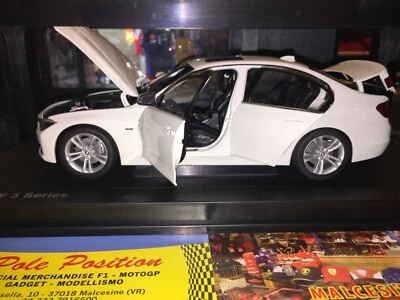 80432212866 DEALER PARAGON 1:18 BMW 3 SERIES WHITE NEW SHIPPING WORLDWIDE - Immagine 1 di 4