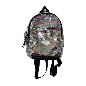 Girl’s Mini Backpack Multicolored Sequined Strapped Fashion Size 10” X 9” X 4” - Picture 1 of 4