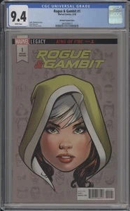 ROGUE & GAMBIT #1 - CGC 9.4 - RARE - MCKONE LEGACY HEADSHOT VARIANT - Picture 1 of 2