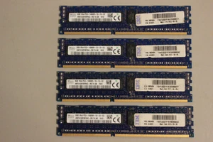 Sk Hynix 32Go (4x8Go) PC3-14900 DDR3-1866MHz ECC Registered CL13 240-Pin DIMM - Photo 1/2
