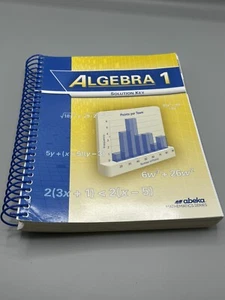 ABeka Algebra 1 Teacher Solutions Key - Imagen 1 de 5