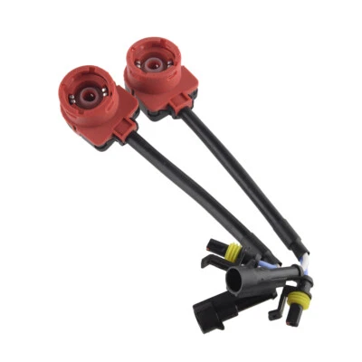 2x D2 D2S D2R D2C HID Xenon Bulb Adapters Wire Harness Connector Cable Socket zw - Image 1 of 4
