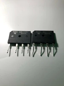 GBJ25K Bridge Rectifier 800V 25A Microsemi Genuine Part Tested x 2 pcs - Imagen 1 de 2