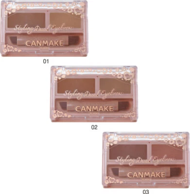 CANMAKE Tokyo Styling Dual Eyebrows Wax base x Powder base Eye Makeup Eyebrows - Image 1 of 4
