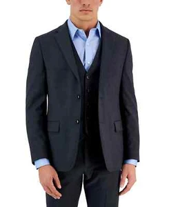 Tommy Hilfiger Men Modern Fit Wool TH-Flex Stretch Separate Jacket Charcoal 42L - Picture 1 of 4