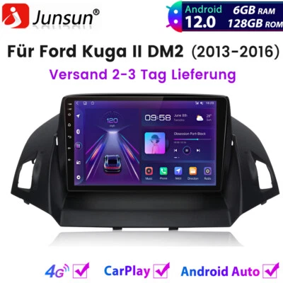 6+128GB Android12 Autoradio Für Ford Kuga II DM2 2013-2016 GPS NAVI DAB+ Carplay - Bild 1 von 4