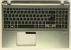 Clavier AZERTY Français Acer Aspire M5-581T 60.RZCN2.050 Argenté rétroéclairé - Picture 1 of 3