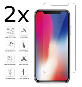 [2-Pack] iPhone SE Generation 2/3 - Tempered Glass Screen Protector - Picture 1 of 5