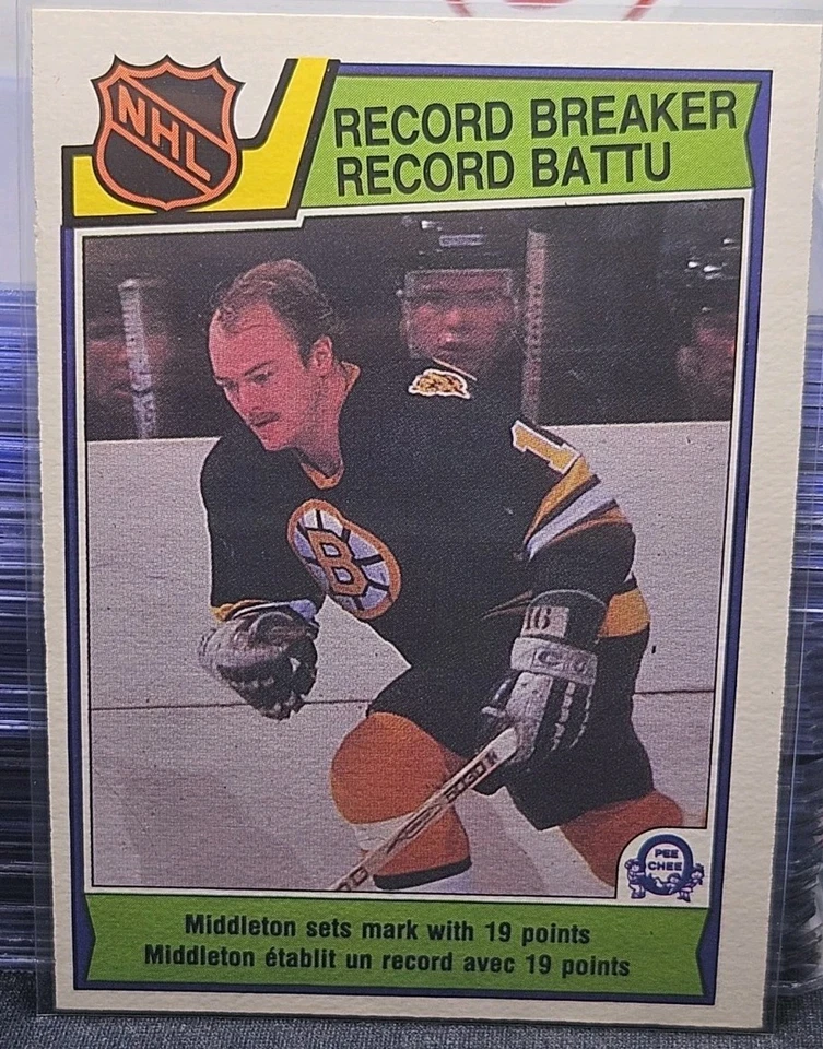 83-84 O-Pee-Chee Rick Middleton Record Breaker 🚨🚨🚨 Boston Bruins  - Image 1 of 2