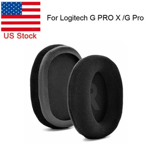 US - Cuscinetti auricolari per cuffie da gioco Logitech G PRO X /G Pro cablate e wireless sostituire - Foto 1 di 7