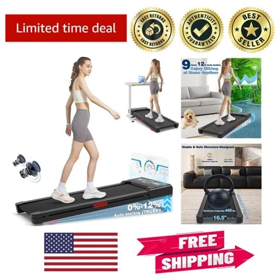 Transforma tu entrenamiento en casa: cinta de correr con inclinación automática Bluetooth - capacidad de 450 libras Foto 1 de 4