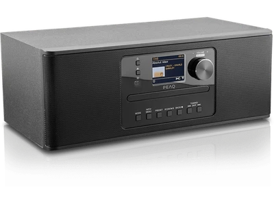 PEAQ PDR 370 BT-B Internetradio FM Tuner DAB+ FM Bluetooth Schwarz - Bild 1 von 3