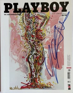Leon Fiducia del Leone Firmato Playboy 50 Anniversario Firma Autografo Signed - Foto 1 di 6