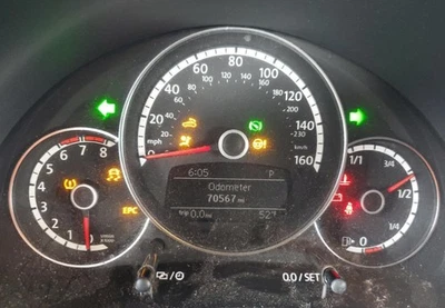 2016-2019 Beetle OE Speedometer Gauge Cluster 70K Miles Volkswagen - Изображение 1 из 4