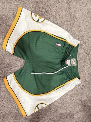 Seattle Supersonics NBA Mitchell&Ness Green Men's Throwback Swingman Sz L - Image 1 of 4