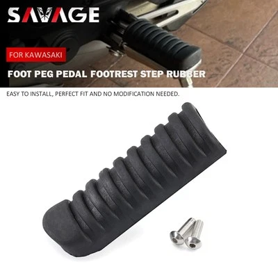 Pedal de borracha para KAWASAKI Z750 Z900 RS Z1000 SX Versys 650 1000 ER6N - Imagem 1 de 4