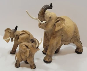 Vtg Artist Signed Guido Cacciapuoti Elephants Italy - Lot of 4 *Please Read - Afbeelding 1 van 24