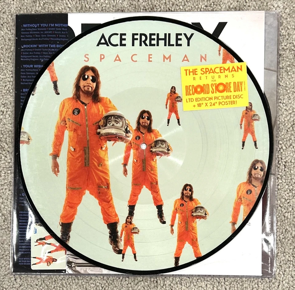 Ace Frehley Spaceman Picture Disc LP RSD 2019 Kiss Near MINT 70s 80s