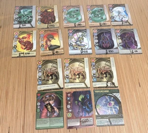 Lot Of 16 Bakugan Battle Brawlers Heavy Metal Cards Job Lot - Foto 1 di 11
