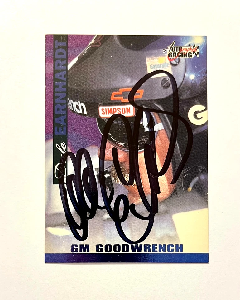 Dale Earnhardt NASCAR The Score Board Autographed Racing Card Autographed Signed - Image 1 of 4