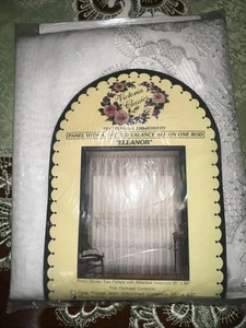 Victoria Classics “Eleanor” One Panel with Attached Valance 55” X 84” - Picture 1 of 9