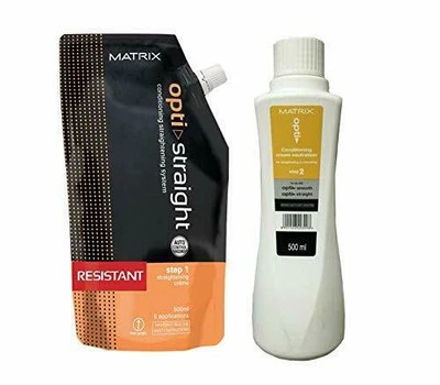 MATRIX Opti. Crema Alisadora Recta Resistente (500 ML) y Neutralizante500 ml Foto 1 de 4