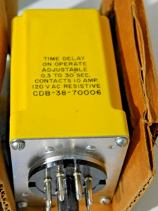 Potter & Brumfield CDB-38-70006, 30 SecTime Delay Relé Nuevo de Lote Antiguo - Imagen 1 de 4