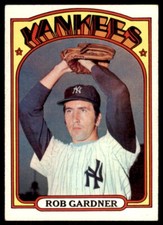 1972 TOPPS ROB GARDNER NEW YORK YANKEES #22