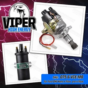 Ford Crossflow Kent Powerspark High Energy Electronic Distributor and Viper Coil - Picture 1 of 6