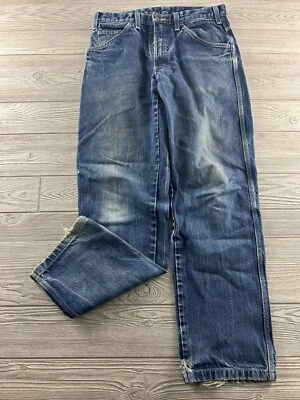 Dickies Men's FR Flame Resistant Jeans RU900RNB Size 32X35 Dark Wash Denim - Image 1 of 4