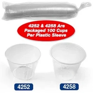 100 Plastic Graduated 1 oz Medicine Cups 1 Pack of 100 - Picture 1 of 2