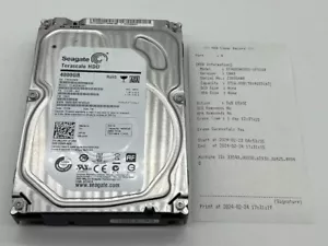Seagate 4TB Terascale ST4000NC001 SATA 6Gb/s 3.5” Drive 5900 RPM w/ DoD report - Picture 1 of 3