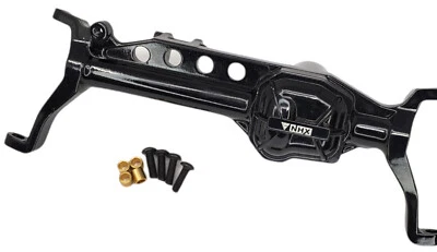 NEW NHX RC Aluminum Portal Axle Housing Front-Black: Axial SCX10III - Image 1 of 4