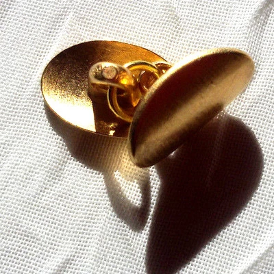 2pcs Oval Rose Gold Matte Cufflinks for Blouses Shirts Cufflinks - Image 1 of 2