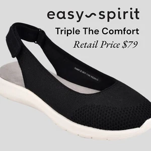 Easy Spirit Triple The Comfort Size 10.5 Gracee Slip On Shoes Flat Wedge Sandals - Picture 1 of 11