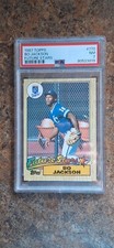 1987 Topps Baseball Future Stars #170 Bo Jackson Rookie Card RC PSA 7