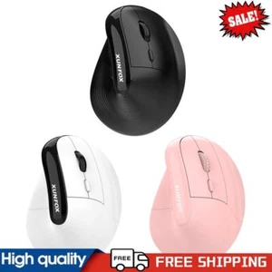 Wireless Vertical Mouse 4000 DPI 2.4G and BT Optical Mouse for Laptop PC Desktop - Picture 1 of 15