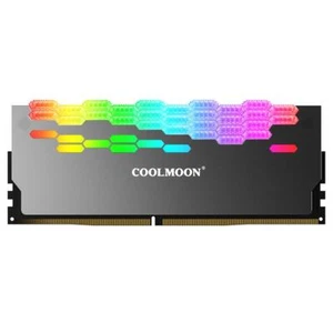RA2 RAM Heat Sink Cooler ARGB Heat Spreader for PC (Grey) - Zdjęcie 1 z 2