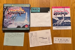 Dragon Buster X1-Turbo Juego de Computadora Vintage Raro Namco Dempa 1987 - Imagen 1 de 5
