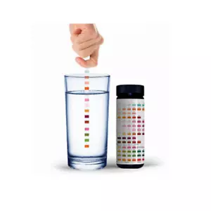 5 STRIPS OF 14 IN 1 WATER QUALITY TEST DRINKING, POOL SPA HOT TUB AQUARIUM WELL - Picture 1 of 3