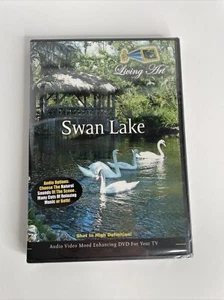 Living Art SWAN LAKE: VIRTUAL NATURE IN THE WOODS MOOD ENHANCING RELAXATION NEW - Picture 1 of 6