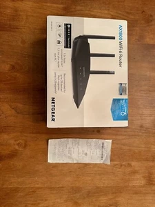 NETGEAR - Routeur Wi-Fi 6 AX1800 - RAX10-100NAS Noir - Photo 1/3